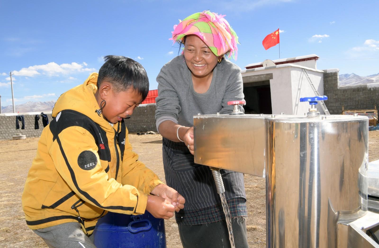 百姓冬季用上放心水