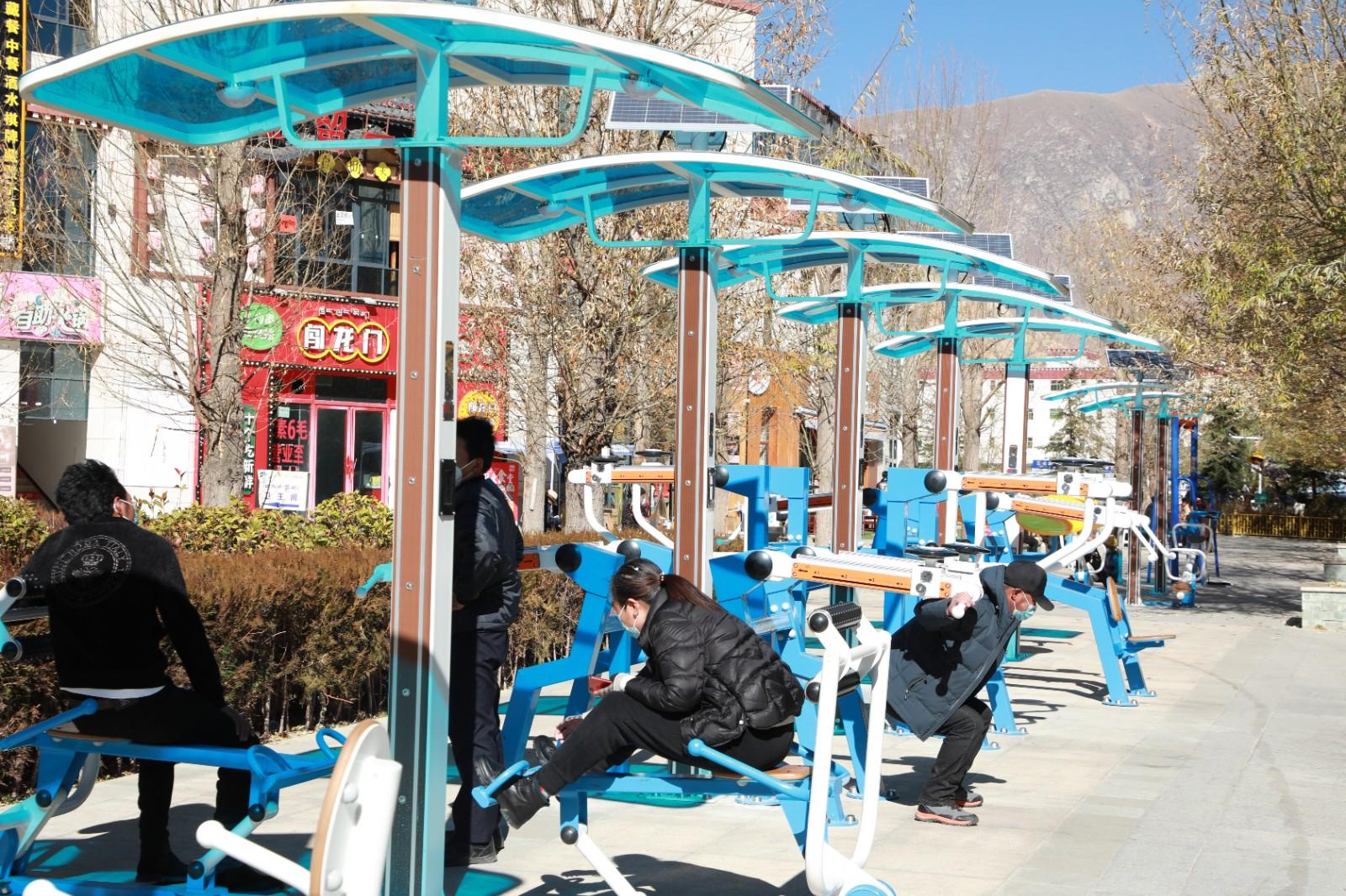 寒冬难挡健身热