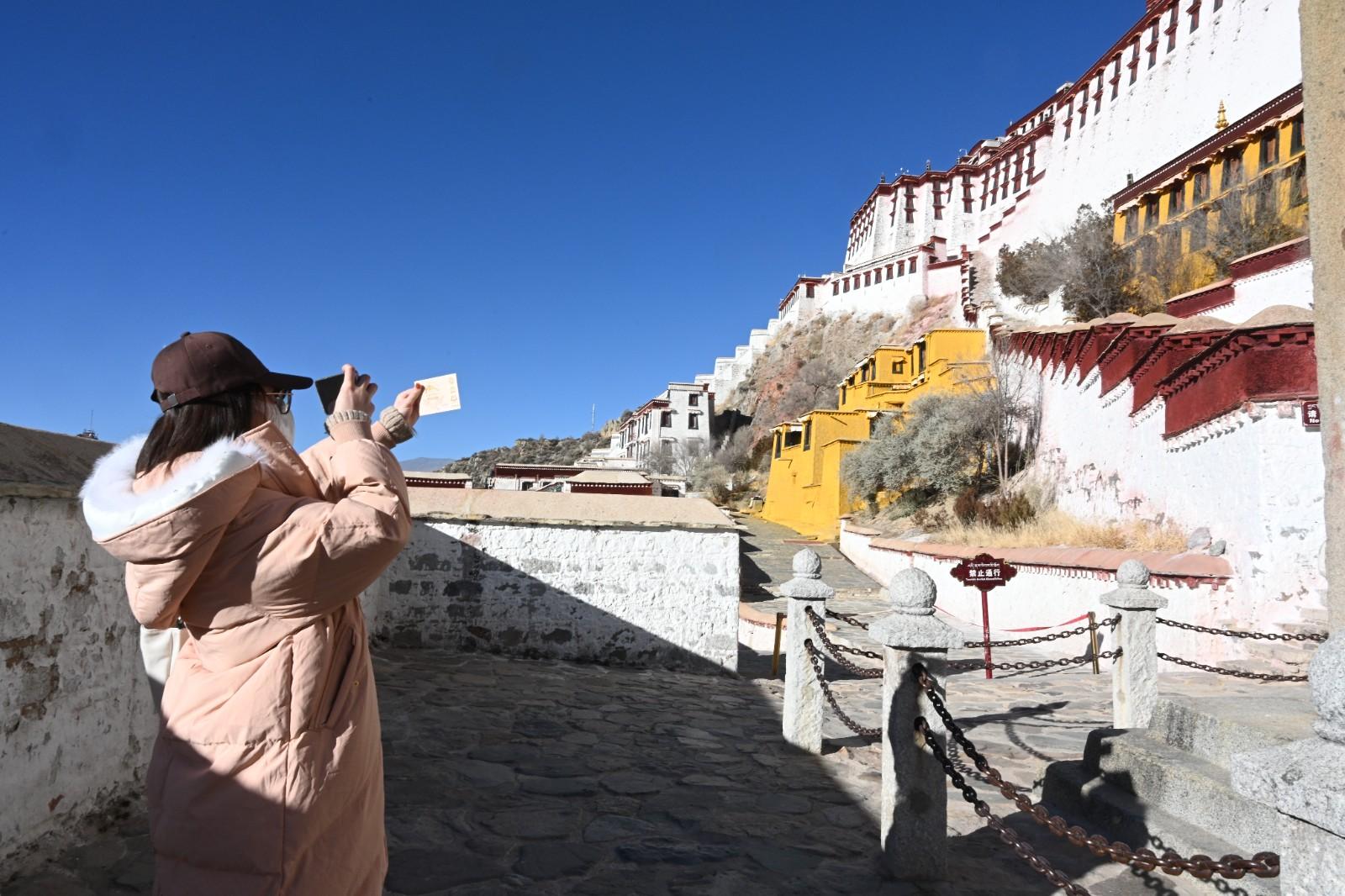 冬游布达拉宫
