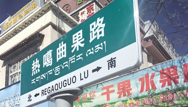 拉萨市民政局排查修复道路（街巷）指示牌873个