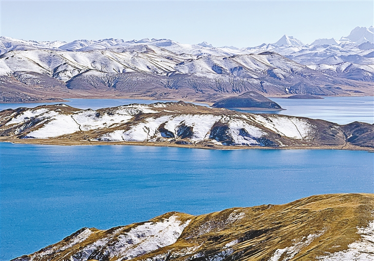羊卓雍错 冬日美景