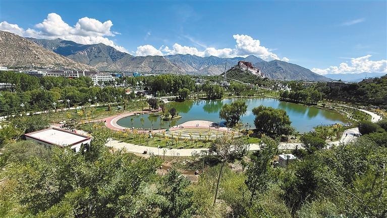 拉萨团结公园开放