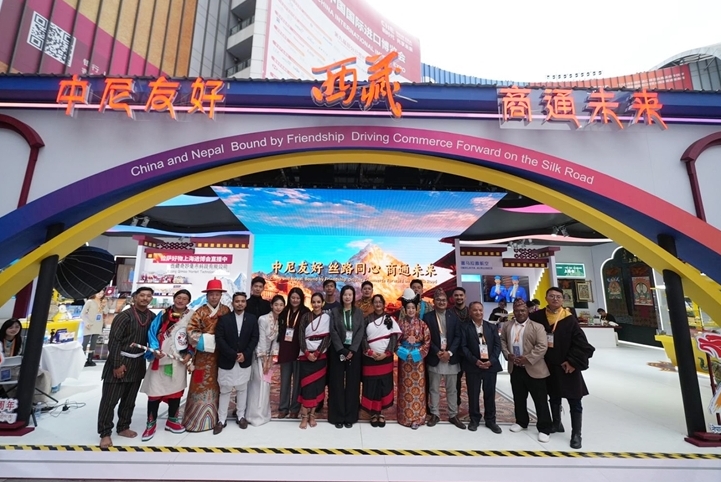 第八届进博会西藏馆:中尼文化交融引全球关注
