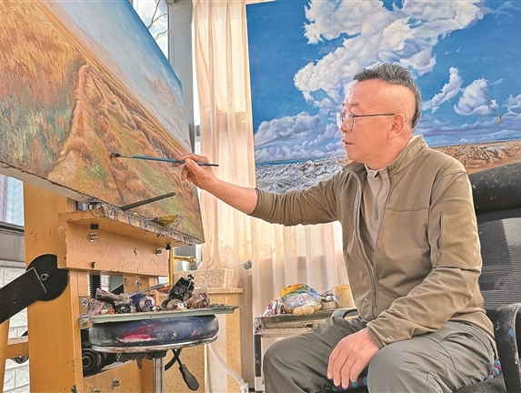 画笔下的西藏情缘