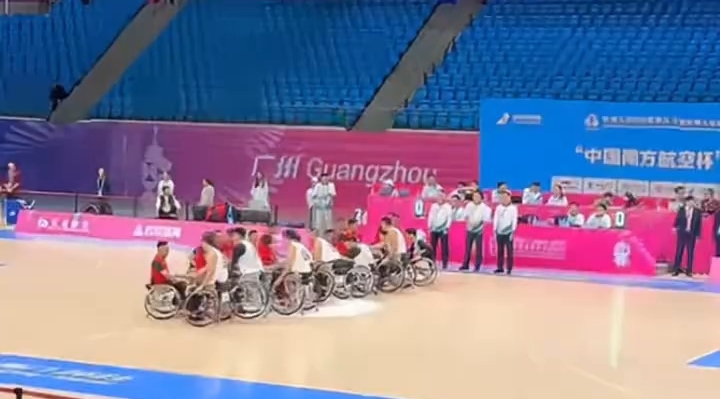 全国第十二届残运会轮椅篮球揭幕战打响！