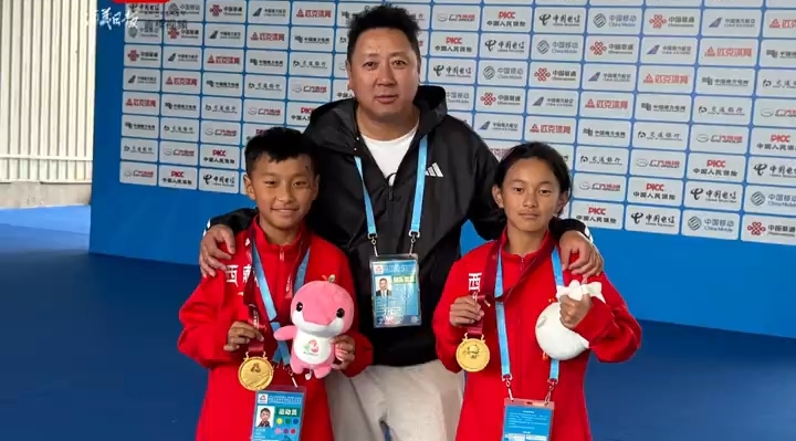 西藏轮滑项目荣获男女双冠