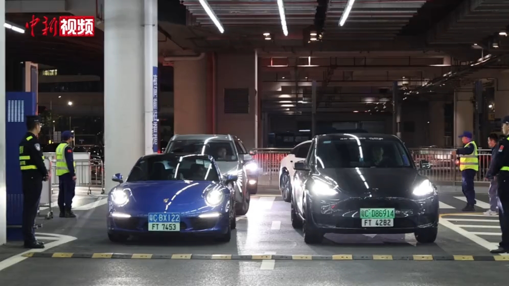 “粤车南下”驶入香港市区 湾区互联互通再进一步