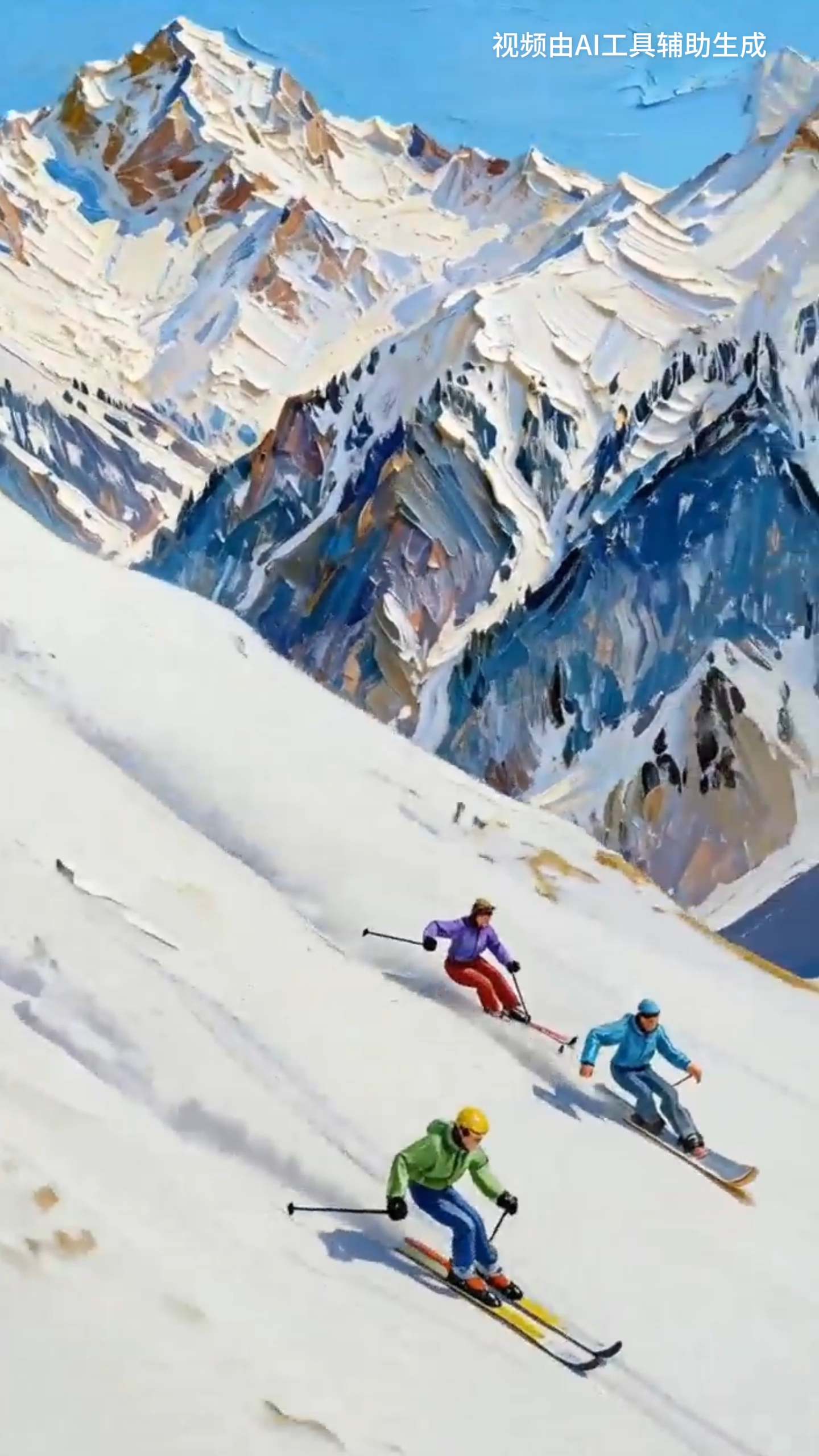 绘说现代化丨冰雪热浪 涌动天山