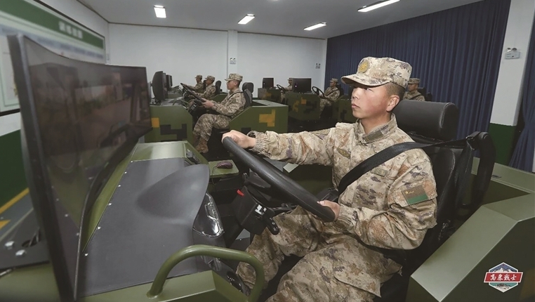 西藏军区某部开展新训驾驶员集训