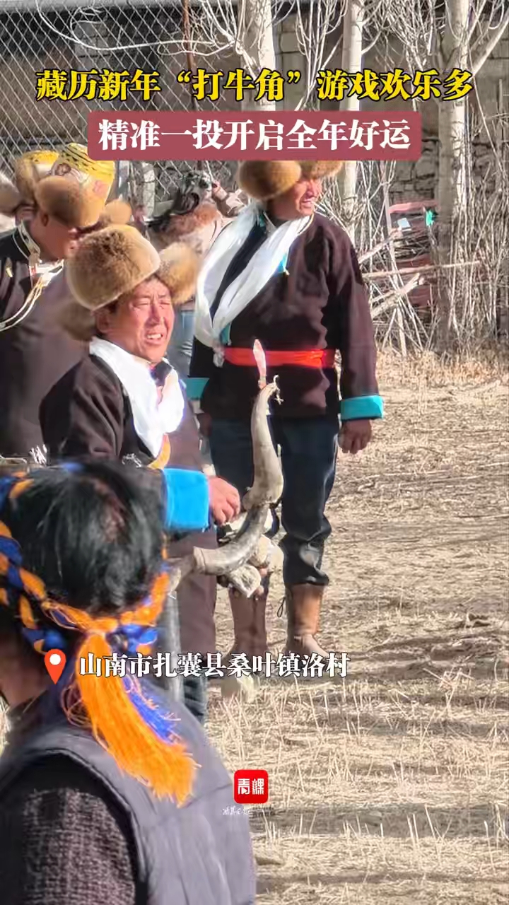 藏历新年“打牛角”游戏欢乐多