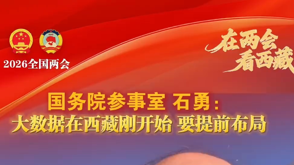 石勇：大数据在西藏刚开始，要提前布局