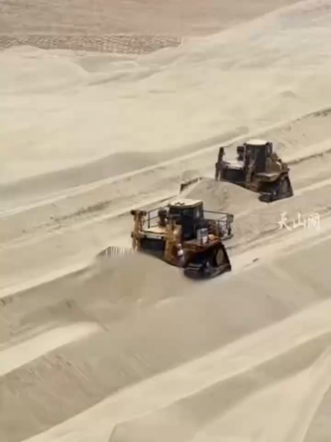 机器轰鸣的塔克拉玛干，正在“长”出一个春天