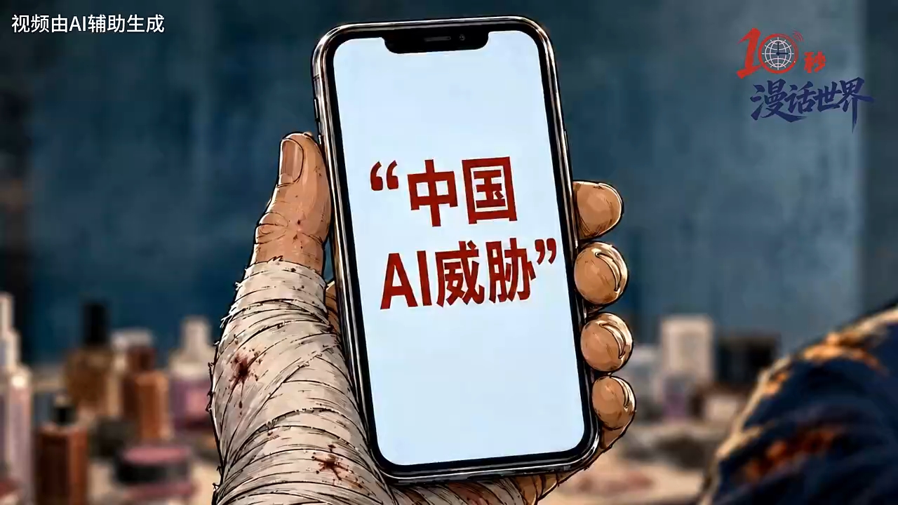 10秒漫话世界｜编造“蒸馏”说辞，美国上演AI受害者闹剧